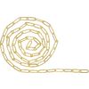 Link chain Paperclip embossed Gold