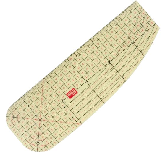 Prym Ironing ruler, transparent