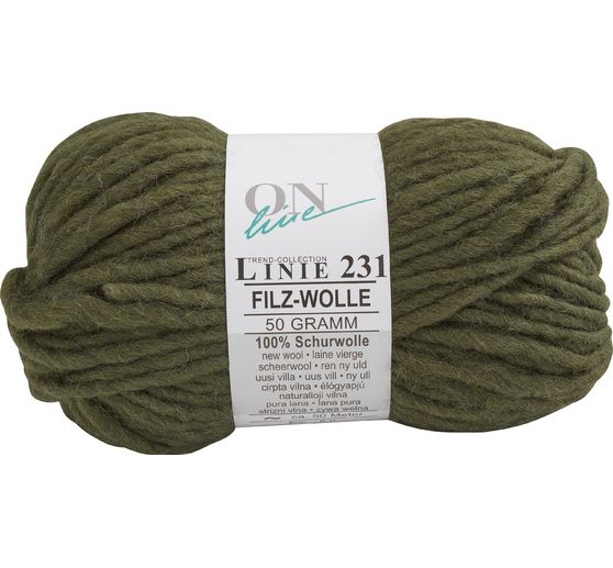 ONline Wool felting wool, line 231