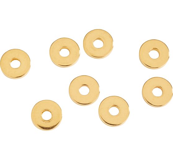 Metal spacer discs, Ø 6 mm