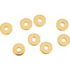Metal spacer discs, Ø 6 mm Gold