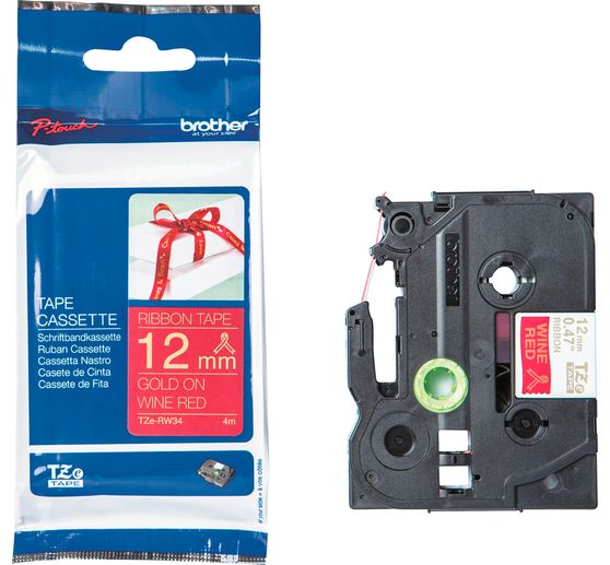 Tekstylna taśma do pisania Brother P-touch, 12 mm