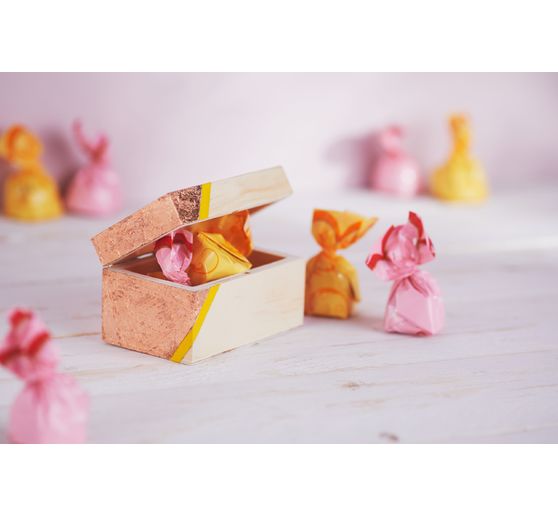 Metal w liściach "kolory miedzi"