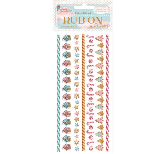 Folia transferowa Rub On "Candy Christmas"