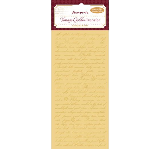 Vintage Golden Transfer