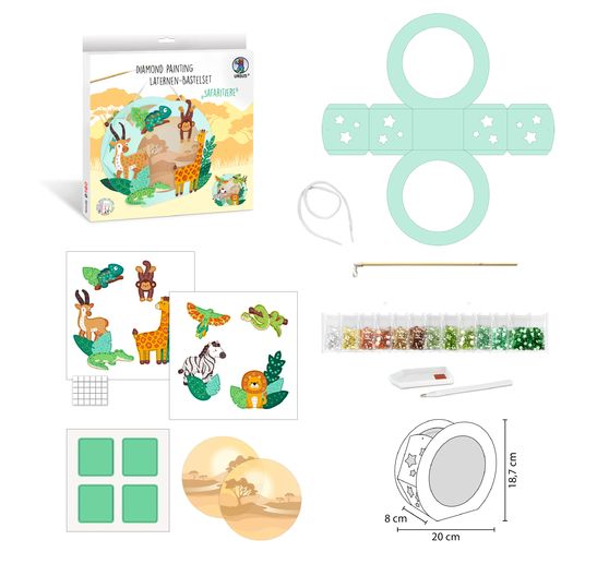 Zestaw do malowania lampionów z diamentami