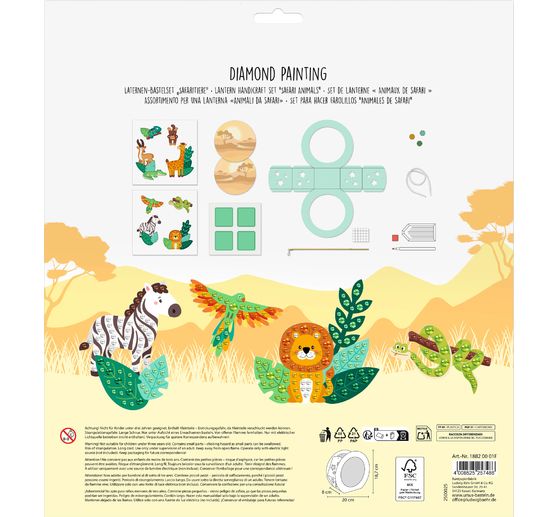 Zestaw do malowania lampionów z diamentami