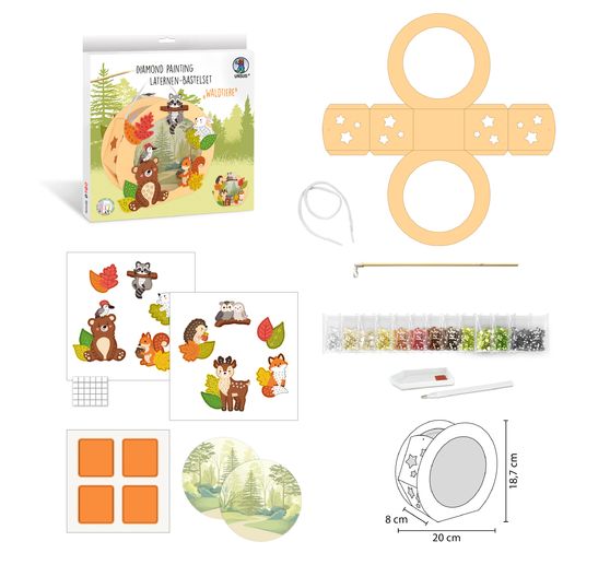 Zestaw do malowania lampionów z diamentami