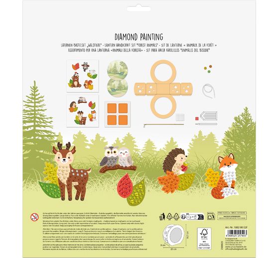 Zestaw do malowania lampionów z diamentami