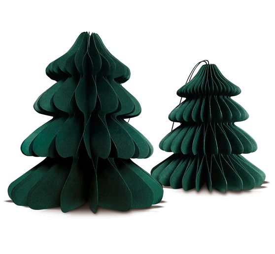 Honeycomb Christmas tree set
