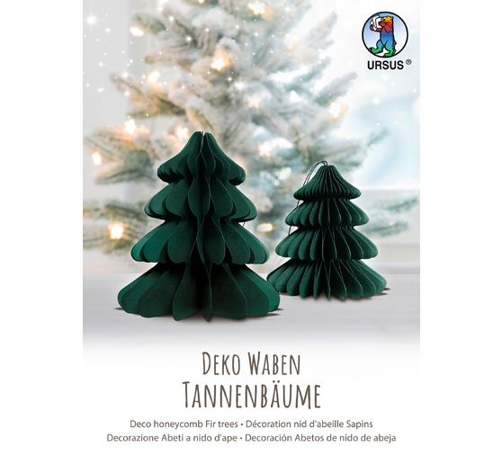 Honeycomb Christmas tree set