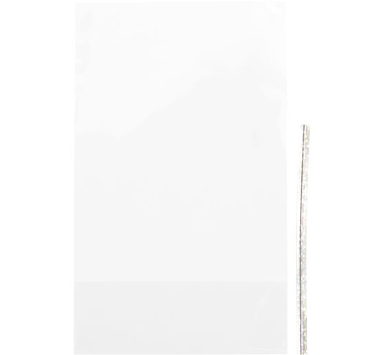 Bottom gusset bag "Transparent" with sealing strip