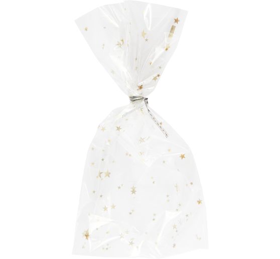 Torebka dolna "Złote gwiazdki" z paskiem uszczelniającym,