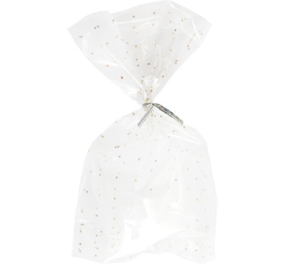 Torebka dolna "Złote gwiazdki" z paskiem uszczelniającym,