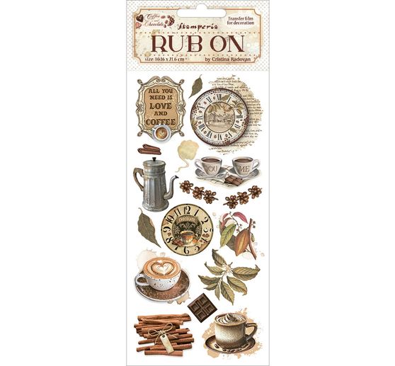 Folia transferowa Rub On "Coffee and Chocolate"