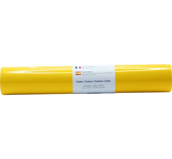 Self-adhesive vinyl film glossy