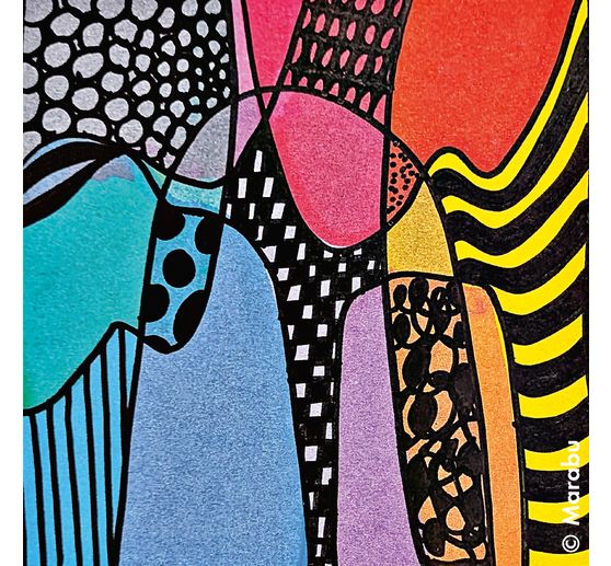 Marabu Acryl Color Squeegee Art Set