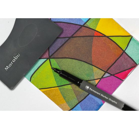Marabu Acryl Color Squeegee Art Set