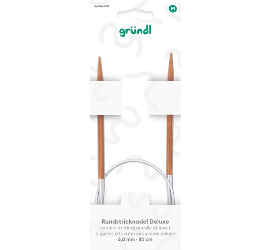 Gr&uuml;ndl Deluxe Igła dziewiarska okrągła
