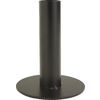 Metal candle holder for taper candles, black High
