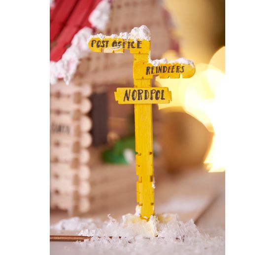 Drewniana szpatułka VBS "Nature" z nacięciami, 50 szt.