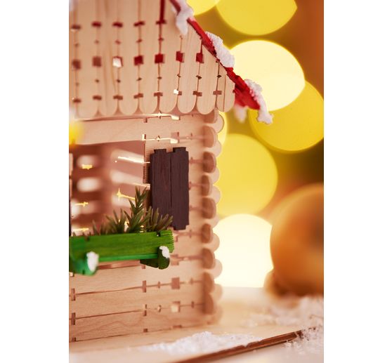 Drewniana szpatułka VBS "Nature" z nacięciami, 50 szt.