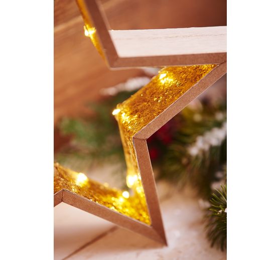 Drewniane gwiazdy VBS "Ramka"