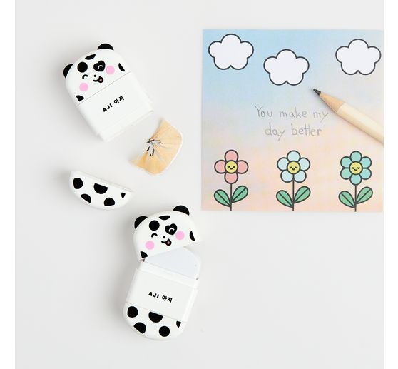 Eraser with sharpener