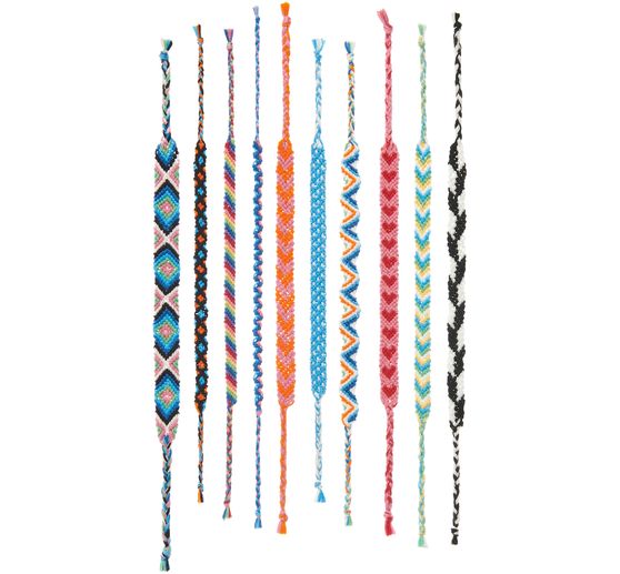 Zestaw do rękodzieła bransoletek przyjaźni plecionych