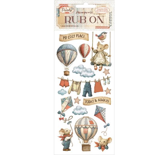 Rub On Transfer paper "Family"