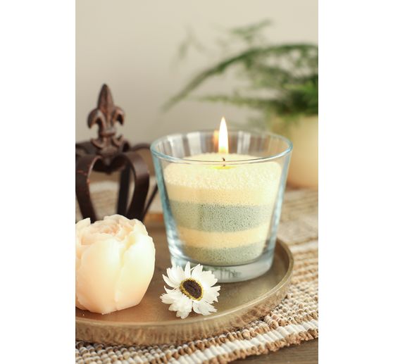 Piasek świecowy z knotami