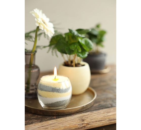 Piasek świecowy z knotami