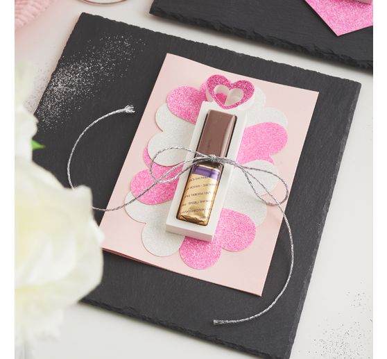 VBS Double cards with envelopes "Pastel colours", 50 pieces