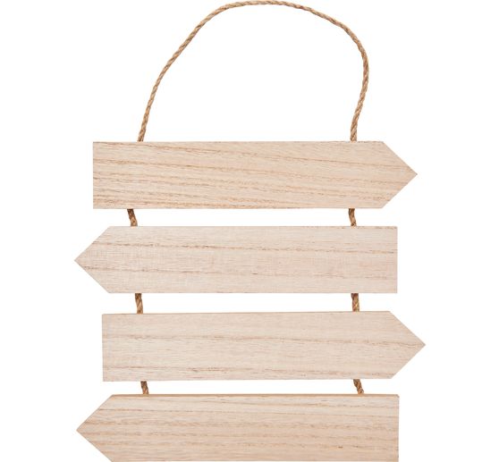 VBS Hanging sign "Signpost" with 4 directional arrows