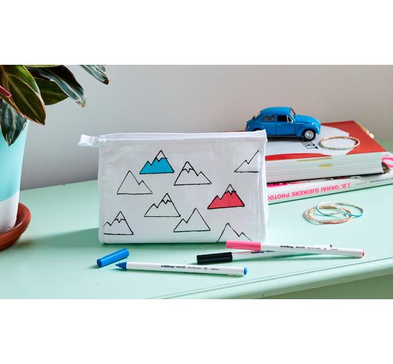 edding 4600 "Textile pen", 10 pieces