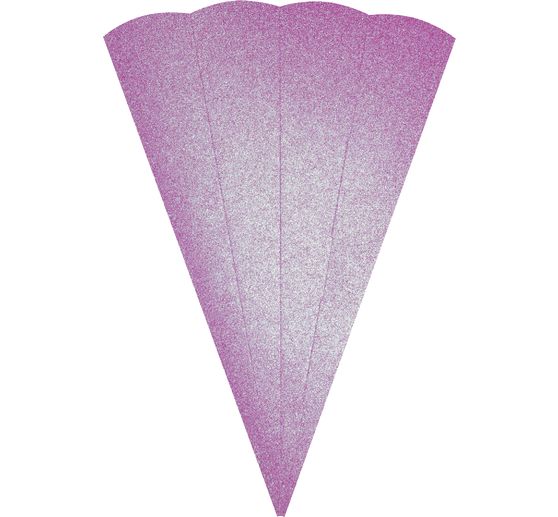 School cone blank "Glitter"