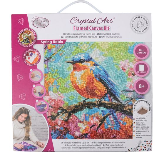 Diamentowy obraz "Crystal Art Kit", 30 x 30 cm