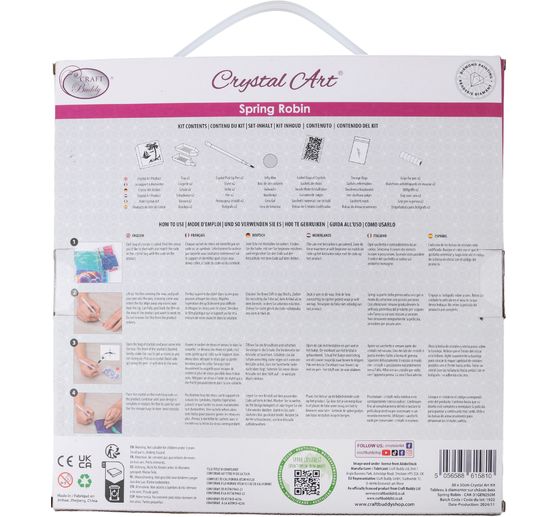 Diamentowy obraz "Crystal Art Kit", 30 x 30 cm