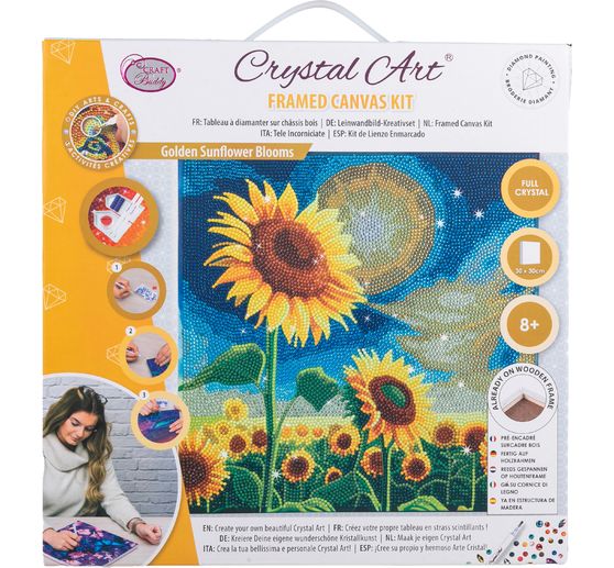 Diamentowy obraz "Crystal Art Kit", 30 x 30 cm