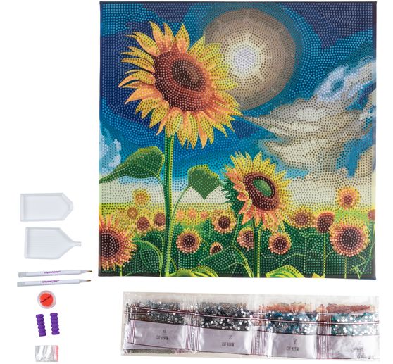 Diamentowy obraz "Crystal Art Kit", 30 x 30 cm
