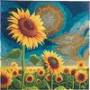 Diamentowy obraz "Crystal Art Kit", 30 x 30 cm Sunflowers
