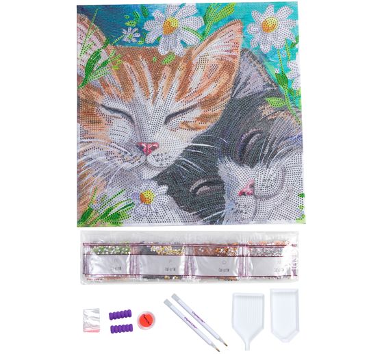 Diamentowy obraz "Crystal Art Kit", 30 x 30 cm