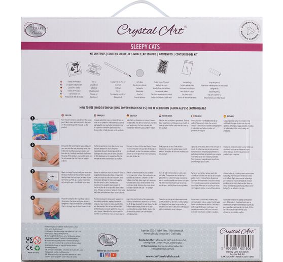 Diamentowy obraz "Crystal Art Kit", 30 x 30 cm