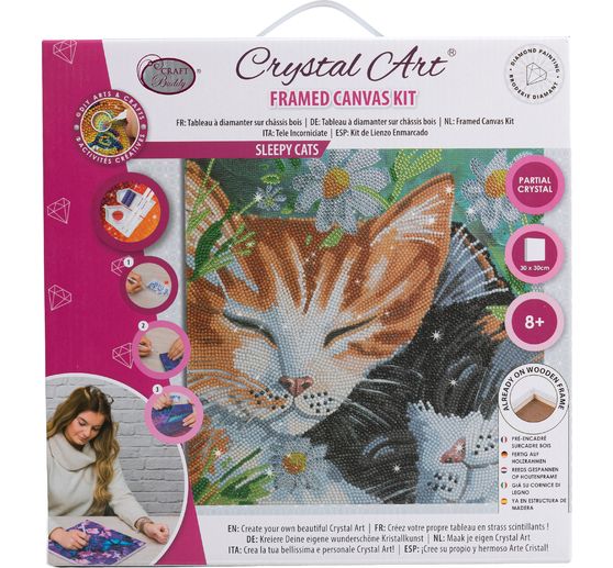 Diamentowy obraz "Crystal Art Kit", 30 x 30 cm