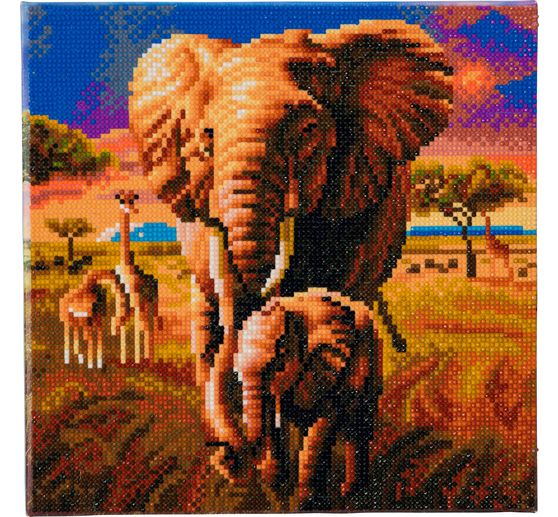 Diamentowy obraz "Crystal Art Kit", 30 x 30 cm