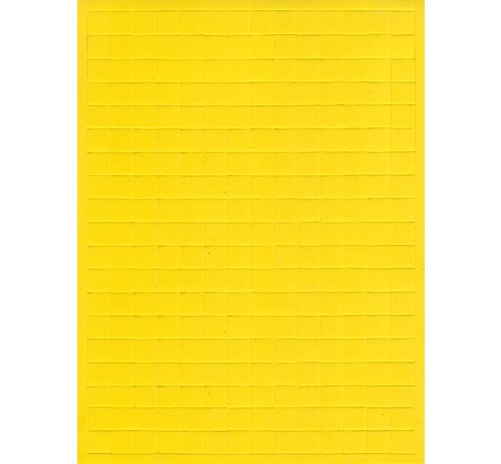 Foam rubber mosaic, self-adhesive
