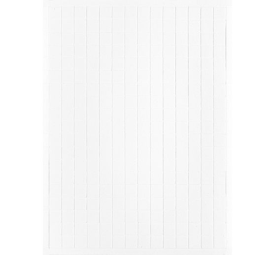 Foam rubber mosaic, self-adhesive