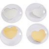 Wiggle eyes self-adhesive "Hearts", &Oslash; 35 mm Gold-Silver