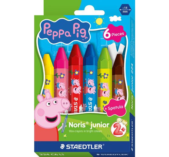 Noris junior wax crayons "Peppa Pig"