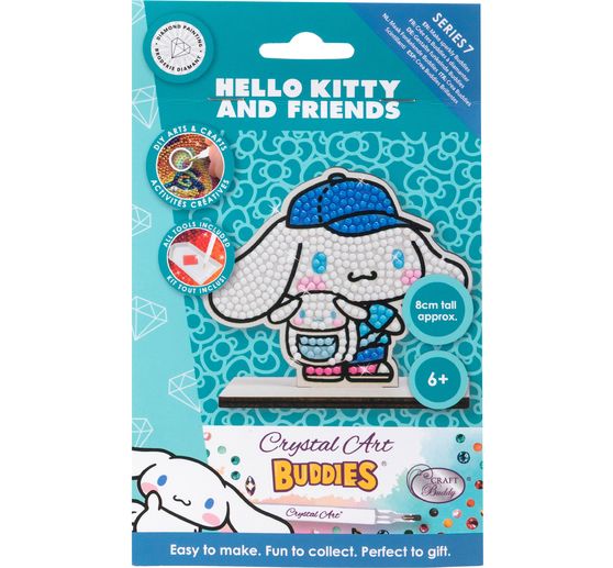 Diamentowy obraz "Crystal Art Buddy", 11 x 8 cm
